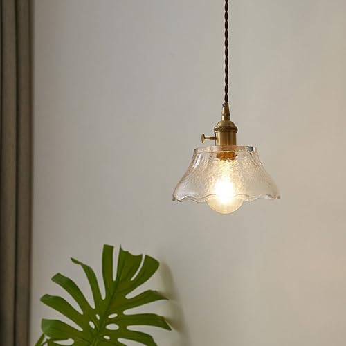 Suspension en verre créative E27 pour sublimer une pièce sombre - 3