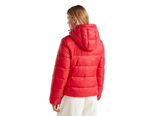 United Colors of Benetton Giubbotto 2NIWDN079 Giacca, Rosso, XXS Donna