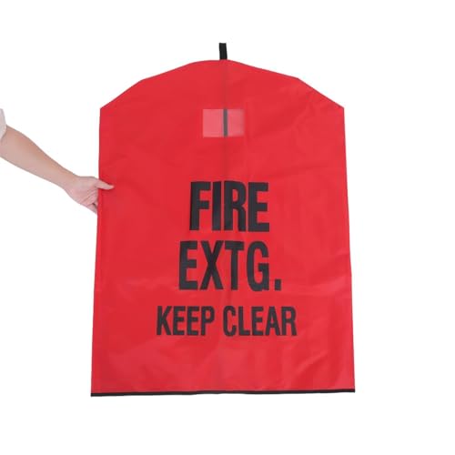 Funda para extintor HANABASS en color rojo resistente para patios 4