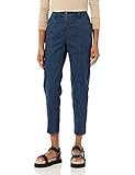 Amazon Essentials Women's Stretch Chino Utility Detail Pant, Navy, 2