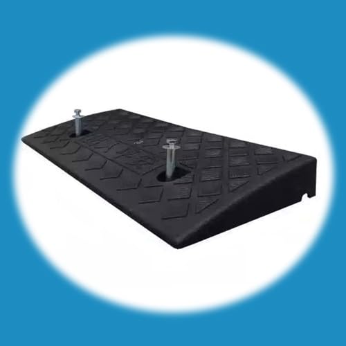 Rampa para Autos de 3-22cm de Altura, Plástico Negro miniatura 1