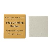 Snow-WaxX Edge Grinding Rubber | Schleifgummi Kanten | Ski Snowboard | 50 X 40 X 18 mm | Made in Germany