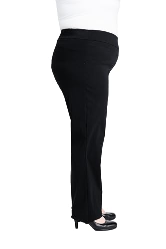 Briggs New York Women's Plus Size Super Stretch Millennium Barely Boot Pull on Pant2