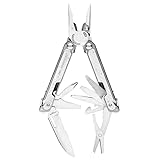 Con 19 strumenti, tra cui pinze a punta combinata con pinze regolari e un taglierino a filo sostituibile, il coltello Combo Knife in acciaio inox 420HC resiste alla corrosione