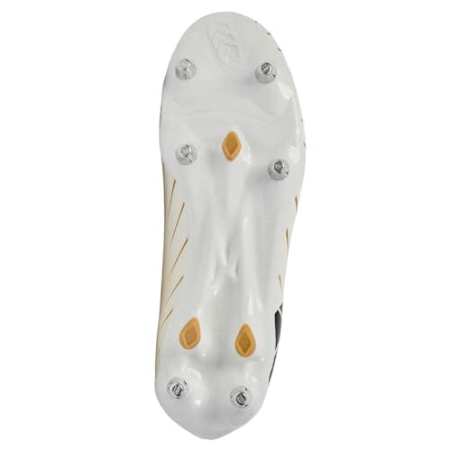 Image of Canterbury Speed Falcon Team SG Rugby Boots White /Gold