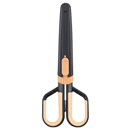 Tijeras para manualidades, tijeras domésticas para todo uso - Tijeras artesanales Tijeras para el hogar | Tijeras de oficina 2 en 1, herramienta de corte, tijeras versátiles, mango cómodo para el