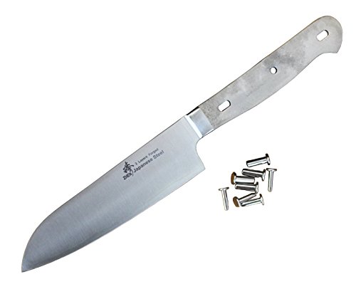 ZHEN Japanese VG-10 3-Layer Forged Small Santoku Blank 5-inch