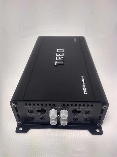 TREO NANOHD4 Mini Amplifier side view with input controls