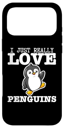 �y���M�� I Just Really Love Penguins �X�}�z�P�[�X iPhone 17 Pro Max �p