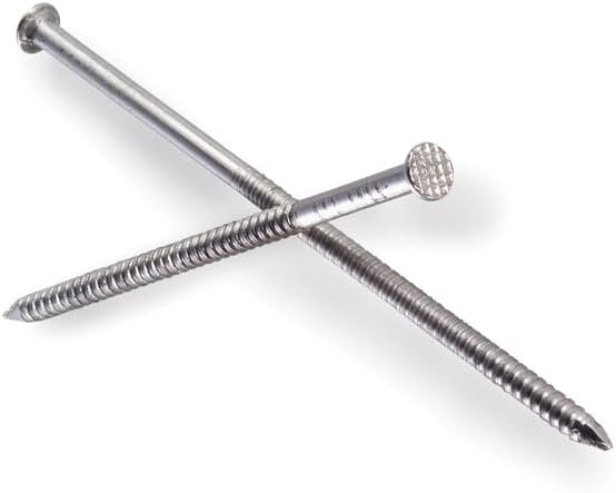 Simpson Strong-Tie 5000200 6D 2 in. Siding Stainless Steel Nail with Round Head Ring Shank44; 1 lbs - Pack of 245245