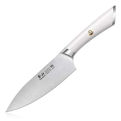 Cangshan Elbert Series German Steel Forged Chef's Knives (White, 6-Inch) #TOP27