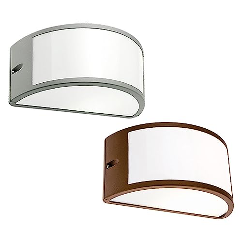 1PEZZO APPLIQUE 'UMBE' 60 W - cm 25 x 12 x 13 alluminio codice 8042532