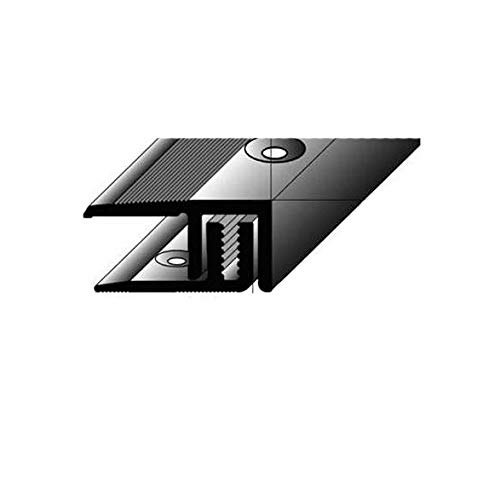 Perfil de acabado (Laminado / parquet), 7 – 15 x 21 mm, Aluminio anodizado, perforado - color: dorado