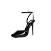 USRUNOE Womens Square Peep Toe Stiletto High Heels Ankle Strap Kitten Heels Sandals Backless Buckle Dress Party Fashion Shoes