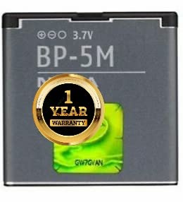 Image of Original BP-5M Battery Compatible with Nokia 5610 Xpres Music 8600 Luna 6500 Slide 6220 5700 6110 Navigator