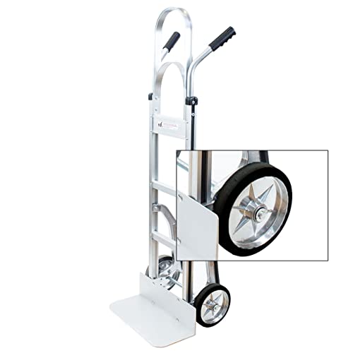 Rueda plana de aluminio 8" x 1.625" para carretillas, 5 unidades miniatura 3