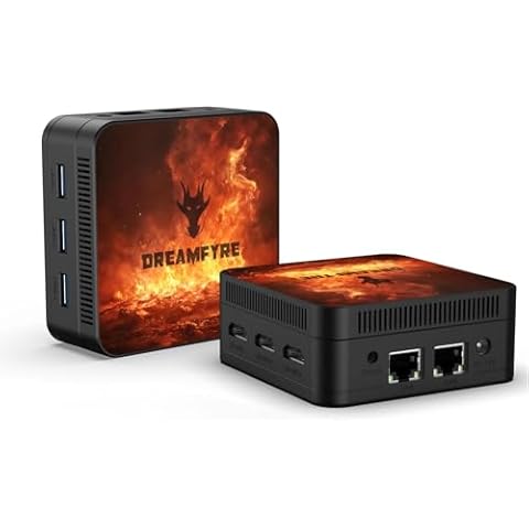 DREAMFYRE Mini PC with Triple Display Support Cover