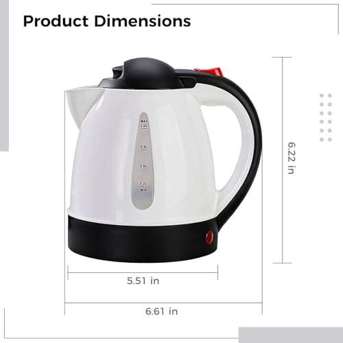 Hervidor portátil para auto 12V, 1000 ml, rápido y anti-derrame miniatura 3