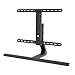 Produktbild Hama Fernsehständer höhenverstellbar, neigbar (TV-Standfuß universal für 32-65 Zoll Fernseher, bis 40 kg, TV-Halterung schwenkbar, schmaler Tischständer, VESA bis 600x400) schwarz
