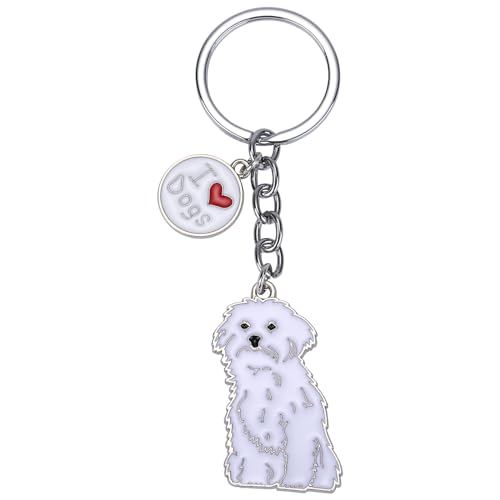 WEWAYSMILE Llavero Para Perro, Llavero Metal Para Perros Pequeños, Lindo...