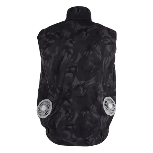 Ventilador de Refrigeração Colete Fibra de Poliéster Abs Destacável Leve Pele-amigável Ar Condiciona