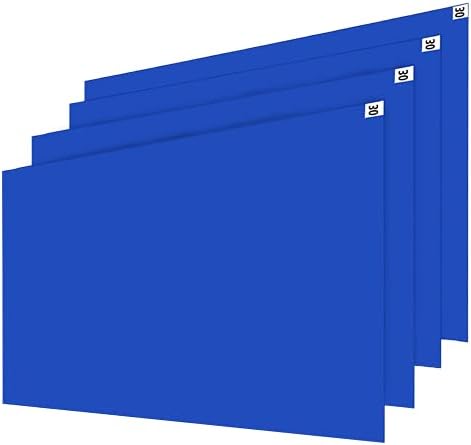 Vernco Plastic Sticky Mats for Dirt and Dust - Useful for Construction, Renovations, Home Entrances, Clean Rooms - 24" x 36" Mat - 30 Sheets Per Pad - 50 Pads