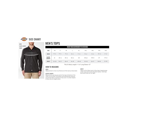 Dickies Męska koszulka z krótkim rękawem i kieszenią, Czarny, L
