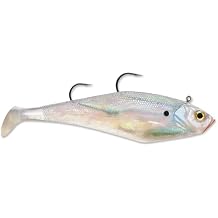 Storm WildEye Swim Shad Bait, 9-Inch, Pearl WSB09PRL