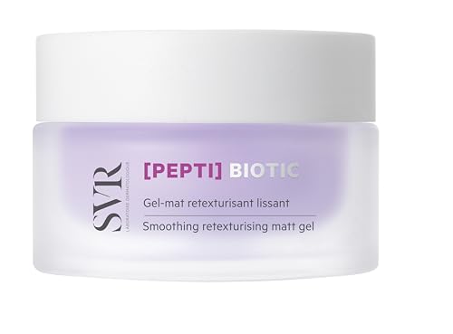 SVR PEPTI Biotic. Smoothing Retexturing Gel with 2% Peptides, Targets Pores for a Mattified, Refreshed Skin; Light, Non-Comedogenic, Suitable for Sensitive Skin. 1.7 fl oz