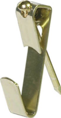 Image of Hillman Fasteners 122310 100 lbs. Classic Brass Picture Hanger - 2 Pack