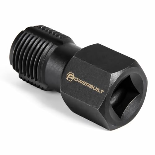 Image of Powerbuilt Oxygen Sensor Thread Chaser Tool - M18 x 1.5mm Rethread Cleaner -for Cleaning and Possibly Repairing Damaged Threads in Oxygen Sensor Bores - 940379
