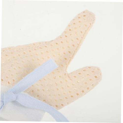 2Pairs Newborn Thumb Stop Gloves Soft Breathable Mittens for Boy Girl Comfortable Protector for Thumb Prevention Safe for Boy Girl4
