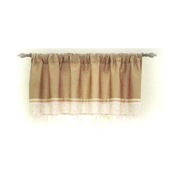 Valance de fenêtre Sleepy Time Zoo 54x16 pouces pour chambre bébé