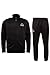 Produktbild Kappa Jogginganzug Herren in Größe L I Trainingsanzug in Schwarz mit stylischem Logo an Armen & Beinen I Geeignet als Sportanzug, Lounge Wear oder für die Freizeit I Regular Fit