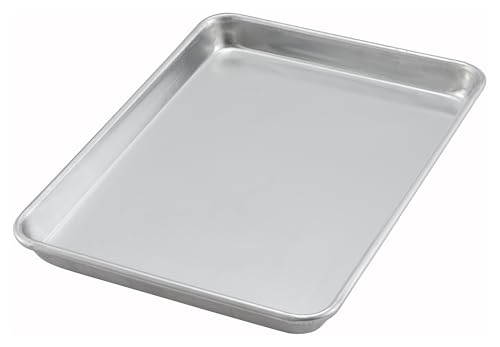 Winware by Winco ALXP-1013 Sheet Pan, 1/4-Size, Silver