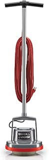 Oreck Commercial Orbiter Hard Floor Cleaner Machine ,Multi-Purpose Hardwood Wood Laminate Carpet Tile Concrete Grout Marble Floor Cleaning, 50-Foot Long Cord, ORB550MC, Gray/Red