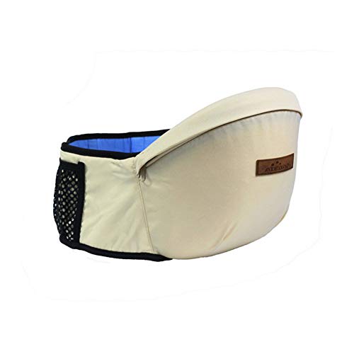 mi ji Babydrager voor baby's, riem voor kinderen, met verstelbare draagriem en nettas voor babycarrier baby hipseat…
