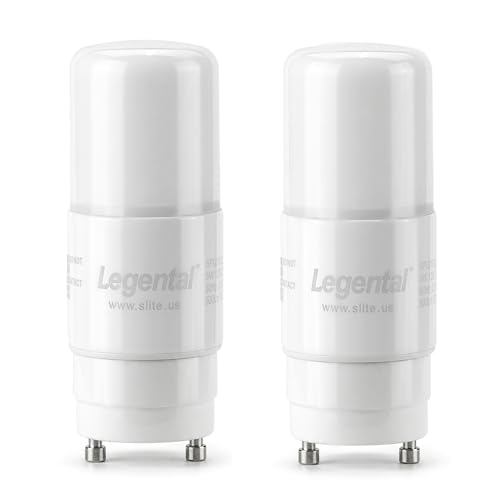 Silverlite 5w(13w CFL Equivalent) LED Stick PL Bulb GU24 Base, 500LM, Warm White(3000k), 120-277 Voltage, UL Listed, 2 Pack