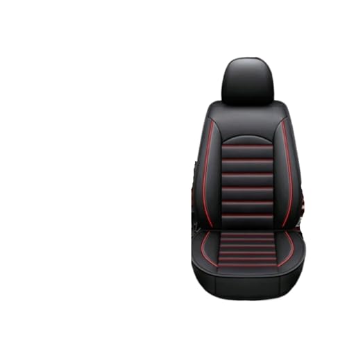 Protégez vos sièges abîmés avec cette housse de siège voiture en cuir Mitsubishi noir et rouge