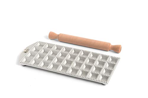 Marcato Lot de 36 planches carrées en aluminium 35 mm RA-Q35X36-CLS