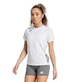 adidas Women's Volleyball Hi Low Short Sleeve Jersey, White, Large