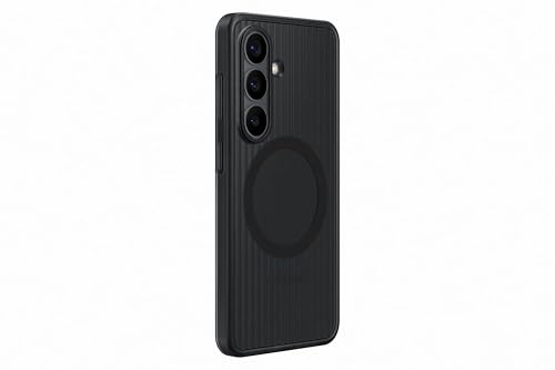 Image of Samsung Galaxy S26 Rugged Magnet Phone Case, Scratch Resistant, Raised Edges, Comfortable Safe Grip, Black