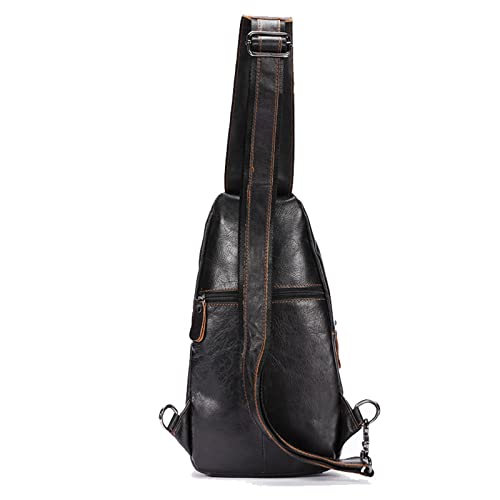 Men's Sling Chest Bag Men's Casual Messenger Bag Shoulder Bag for Hiking Travel Sports(1)3
