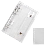 シール帳 透明 バインダー はがせる A6 6穴 リフィル10枚付き 女の子 クリアバインダー シール収納 推し活グッズ 持ち運び便利 耐久性PVC素材 製品画像:9位