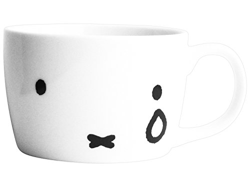 金正陶器(Kaneshotouki) Dick Bruna Miffy Simple Face Miffy Cry Mug, 8.1 fl oz (230 ml), White 401104