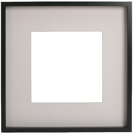 RIBBA, black, Frame, 50x50x4.5 cm