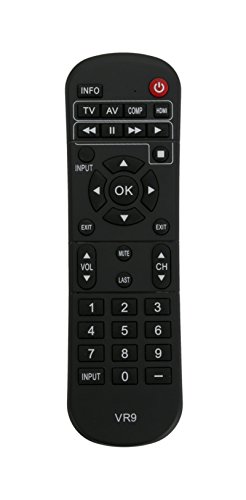 Télécommande VR9 compatible VIZIO avec touches de navigation
