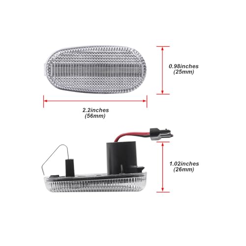 Luz intermitente lateral delantera coche señal giro LED Bravo II 2007 5