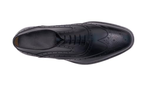 Image of BARKER Liffey Men's Handmade Leather Brogue Oxford Dress Shoes - Timeless Elegance & Superior Craftsmanship for Formal & Business Wear