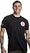 Firefighter Maltese Cross - Fire Fighter Rescue Courage Honor Red Line T-Shirt-(Black,XL)